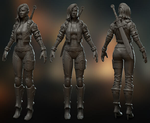 ZbrushRenderTurnaround