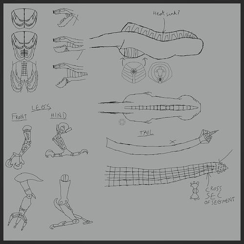 CyberFafnir sketch 1