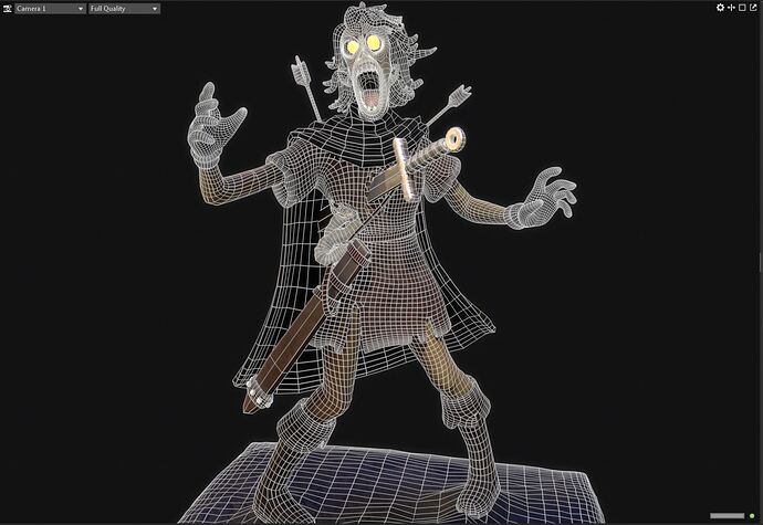 Medieval_Zombie_Wireframe_01