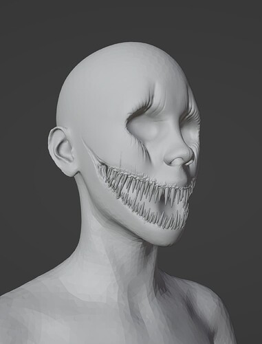 DendeDZG - Spookie Smile - First sculpt